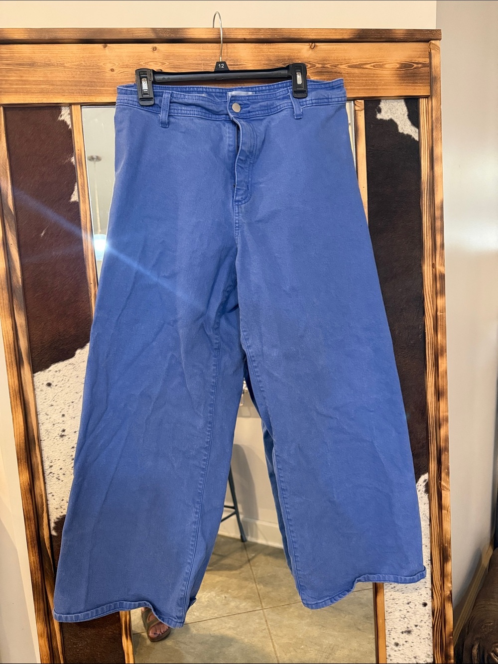 Universal Thread Wide Leg Pants in Cobalt Blue